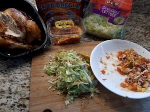 Ingredients for Chicken Tacos
