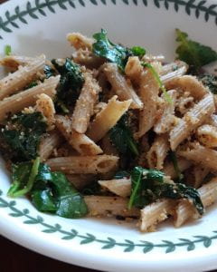 Lemony Pasta and with Spinach